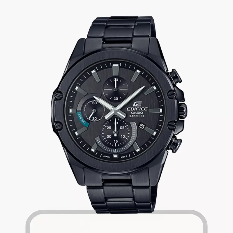 Casio Edifice Black Dial Quartz Men's Watch- EFR-S567DC-1AV